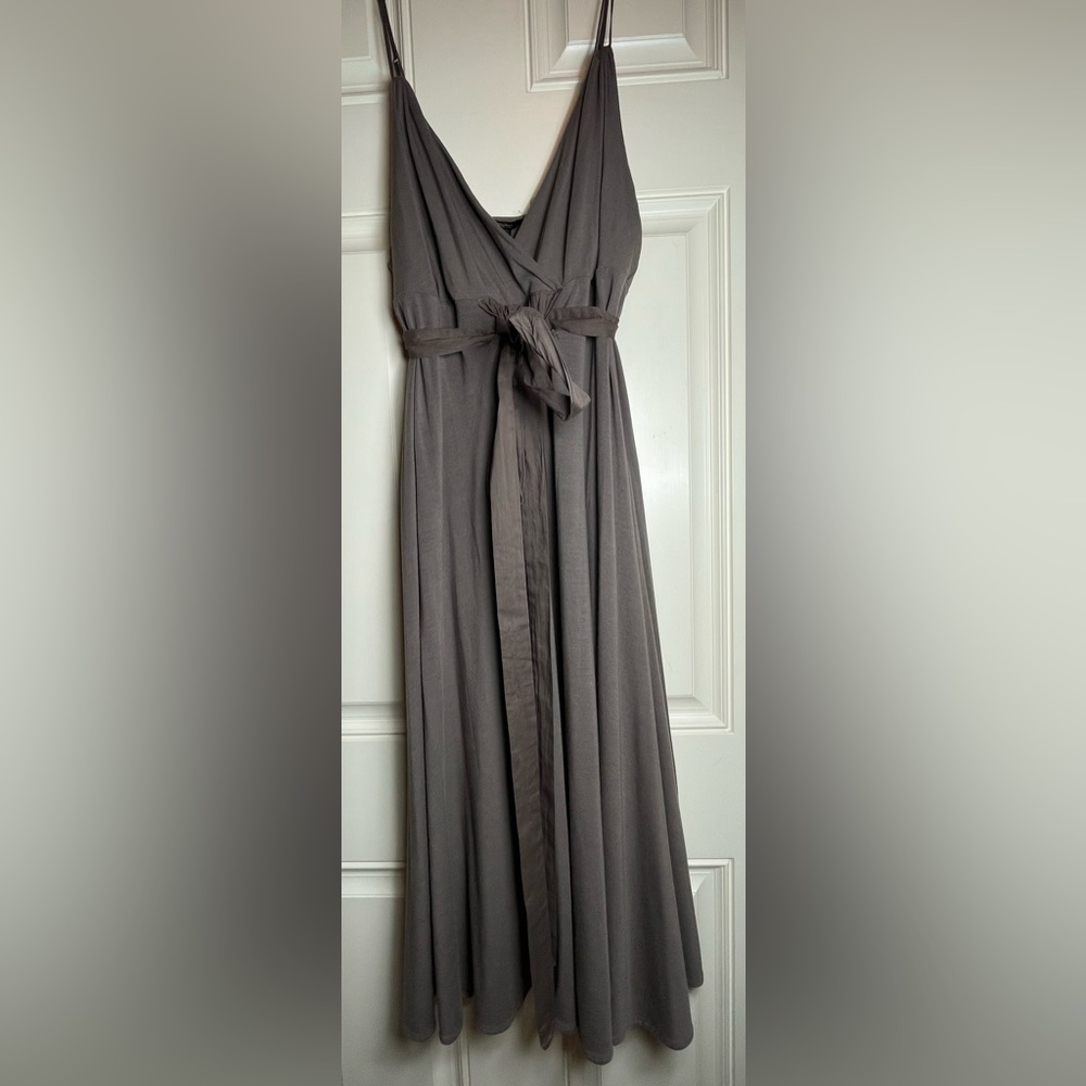 Mossimo Super Soft Brown Tie Cotton Dress | XXL